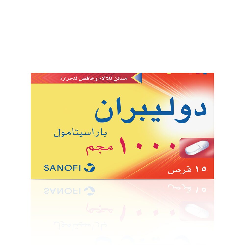 DOLIPRAN 1000 MG 15 TAB