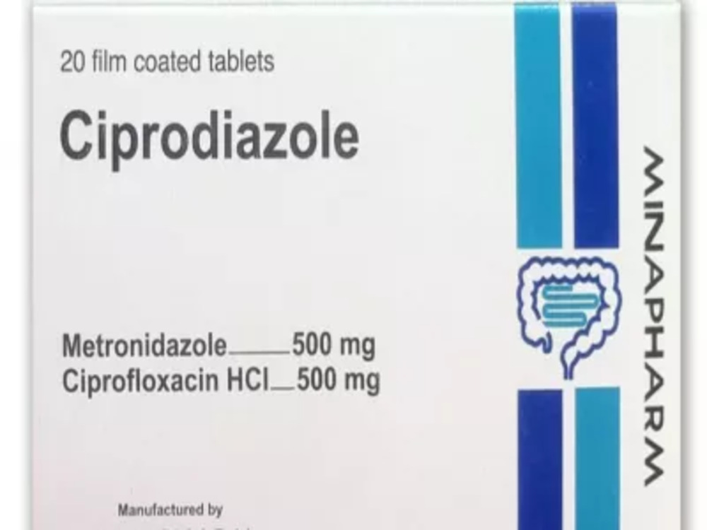 CIPRODIAZOLE 500 MG 20 TAB