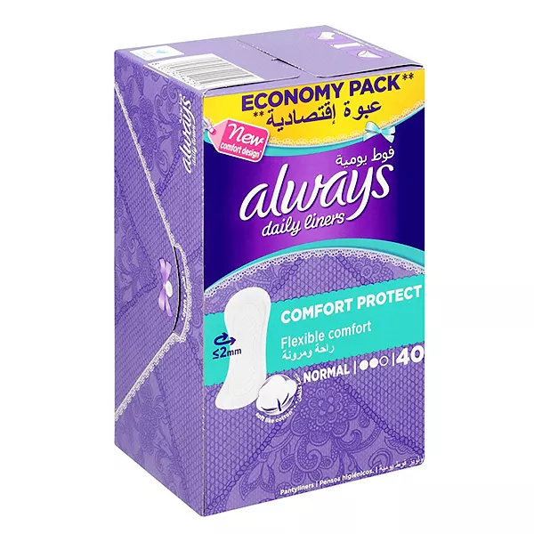 الويز يومي عبوة اقتصاديه(كومفورت) 40 فوطة