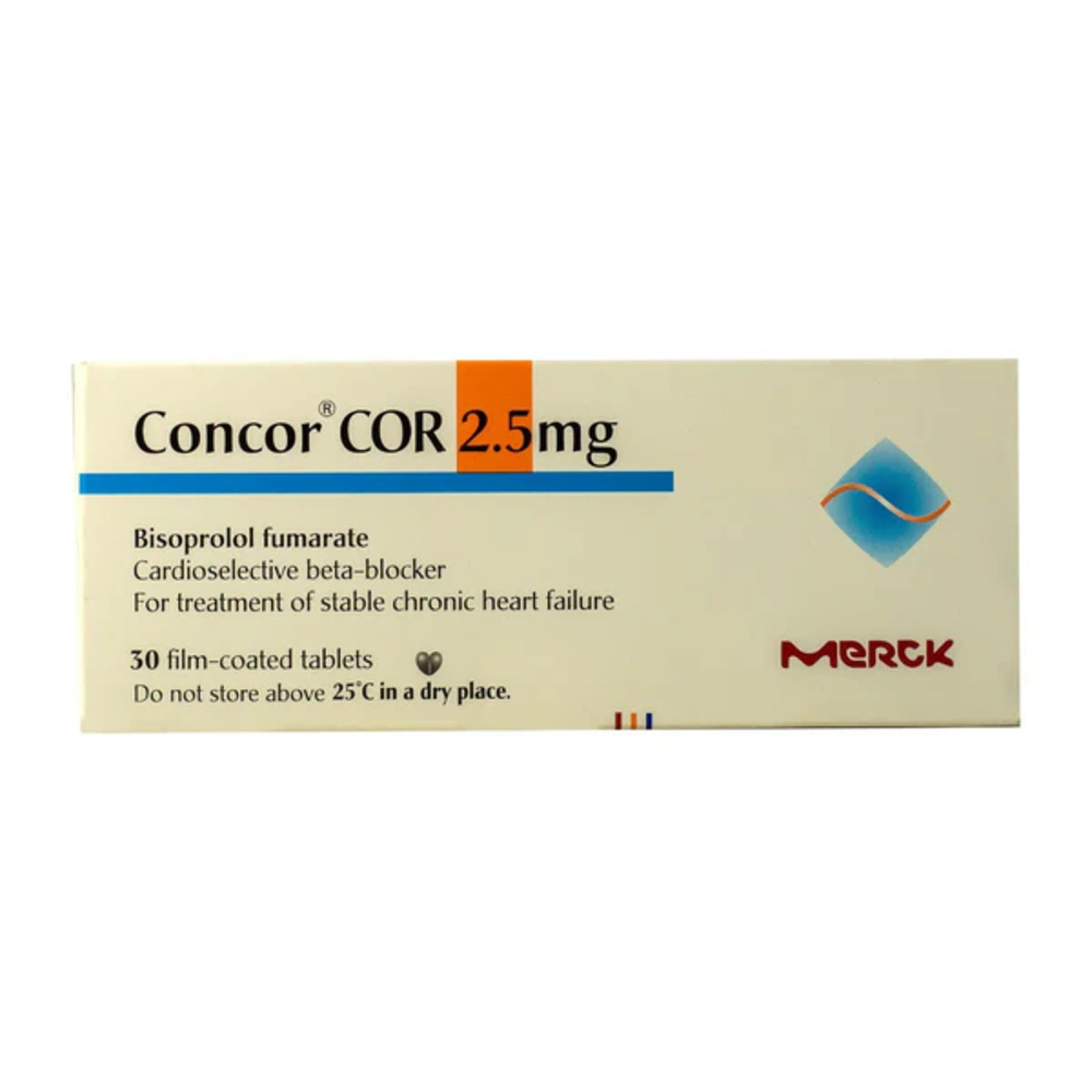CONCOR COR 2.5 MG 30 TABS