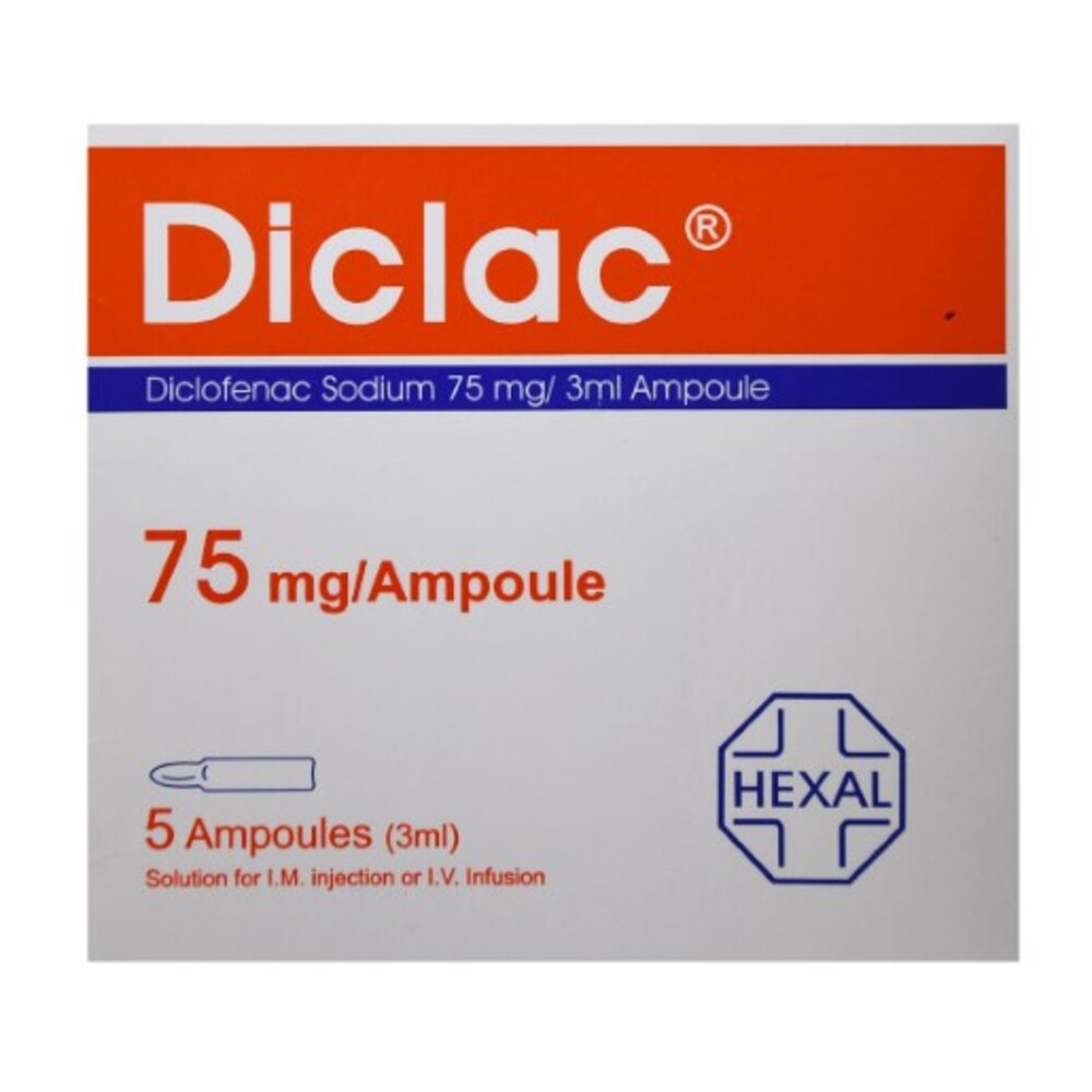 DICLAC 75 MG 5 AMPOULE