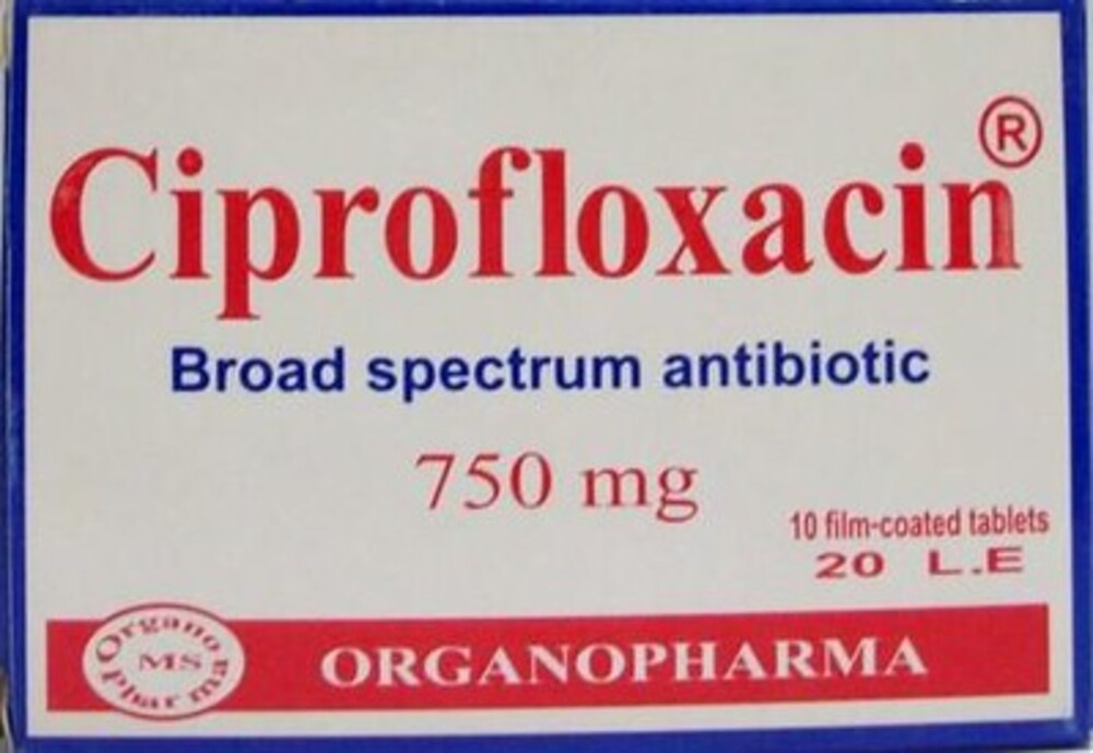 CIPROFLOXACIN 750 MG 10 TAB ORGANO PHARMA