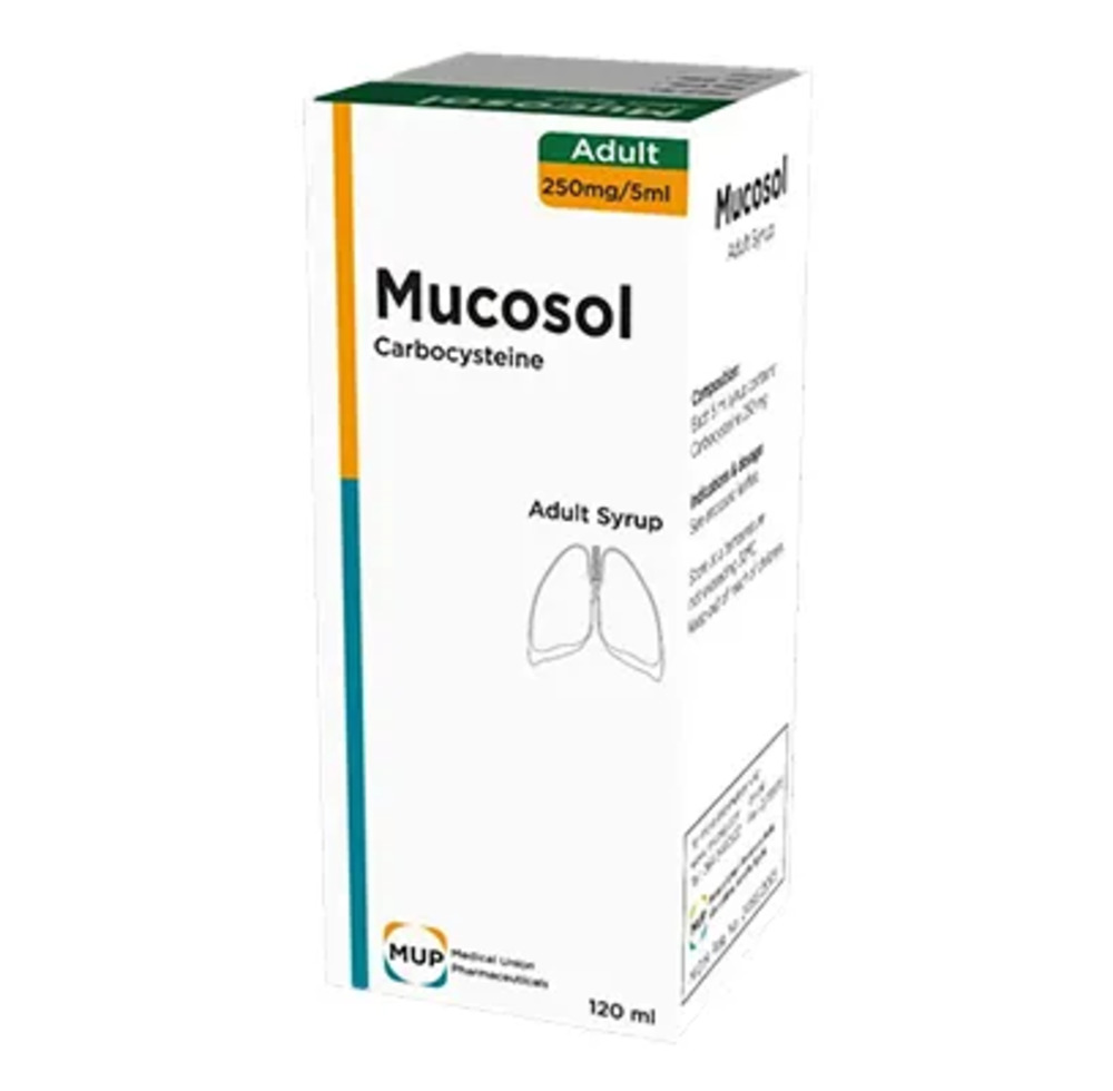 MUCOSOL 120CC AD SYR.