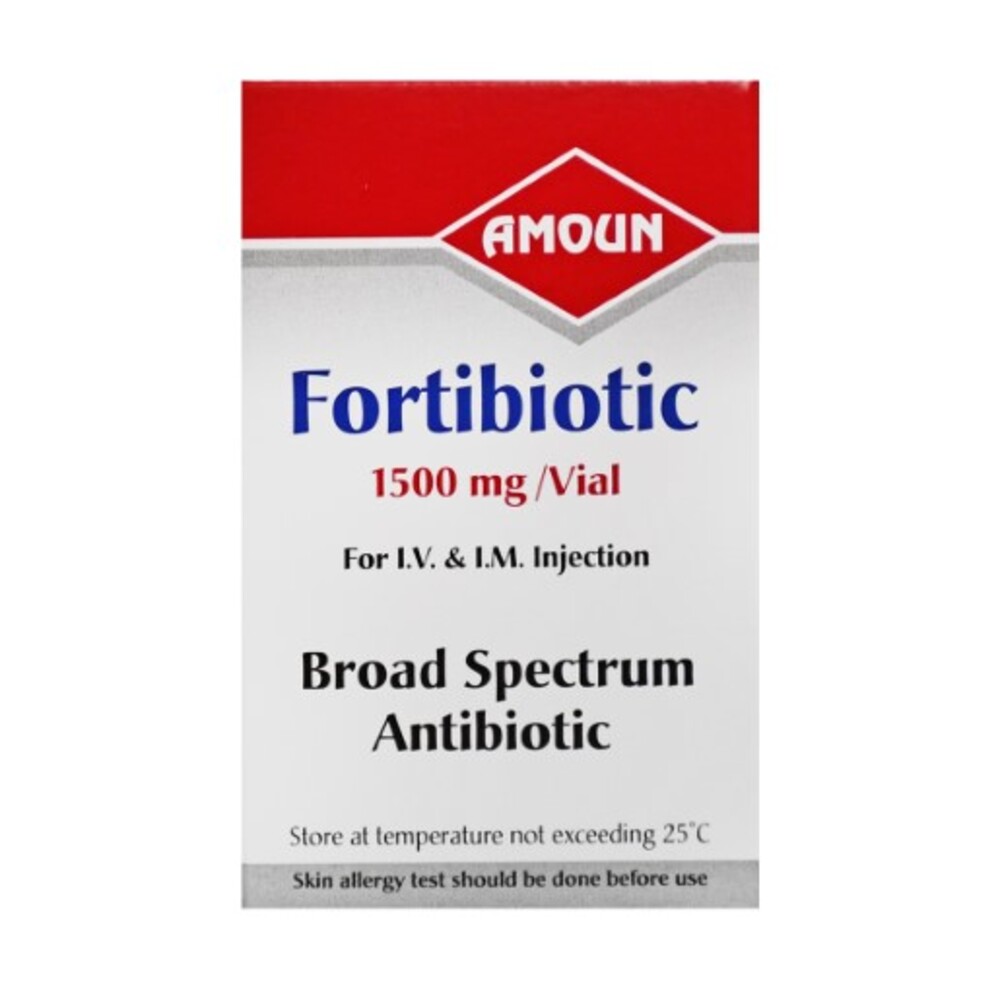 FORTIBIOTIC 1500 MG VIAL