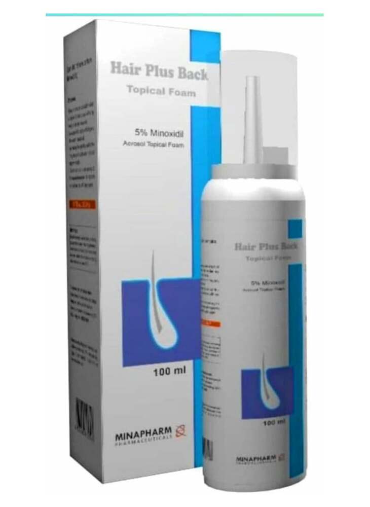 HAIR BACK PLUS TOPICAL FOAM 5% 100 ML