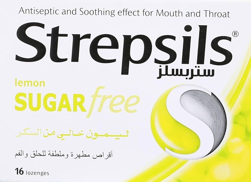 STREPSILS LEMON SUGAR FREE 16TAB