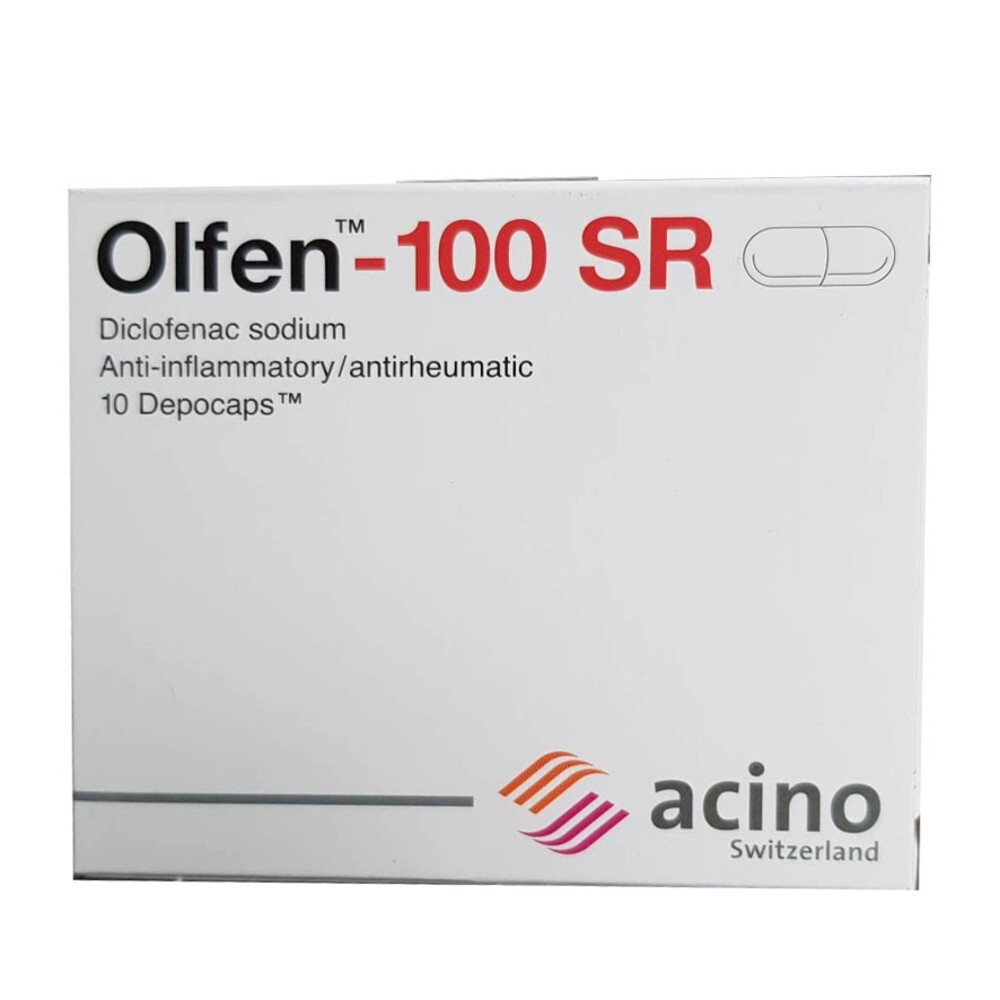 OLFEN 100MG SR 10CAP.
