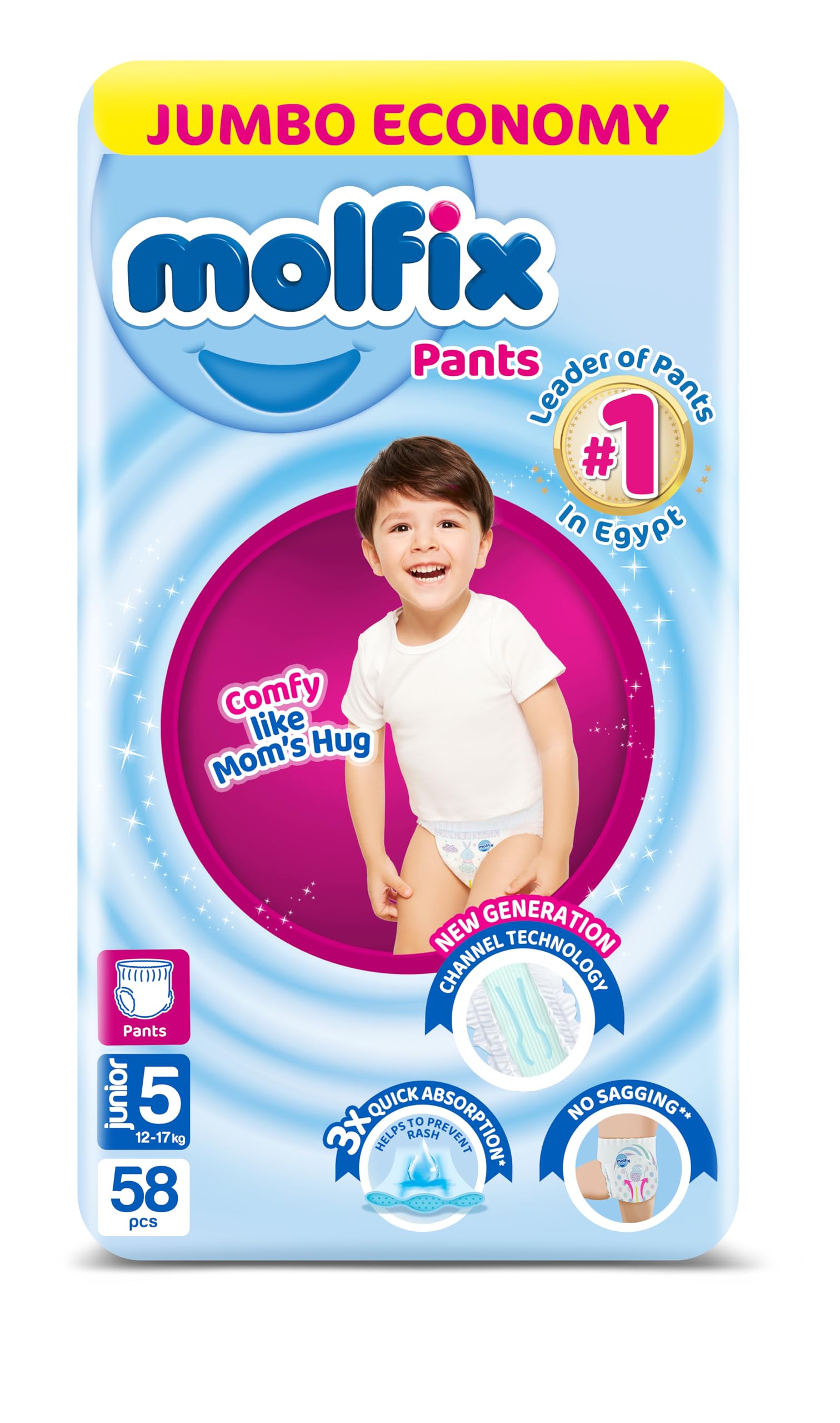 MOLFIX SIZE 5 PANTS 58 PCS