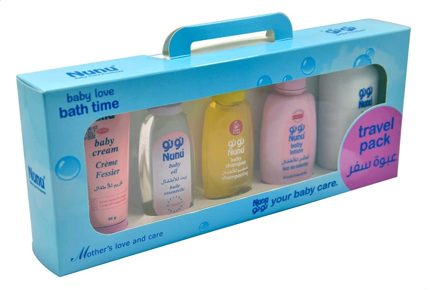 NUNU TRAVEL 5 PCS 50 ML