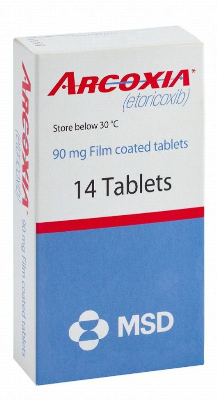ARCOXIA 90 MG 14 TAB