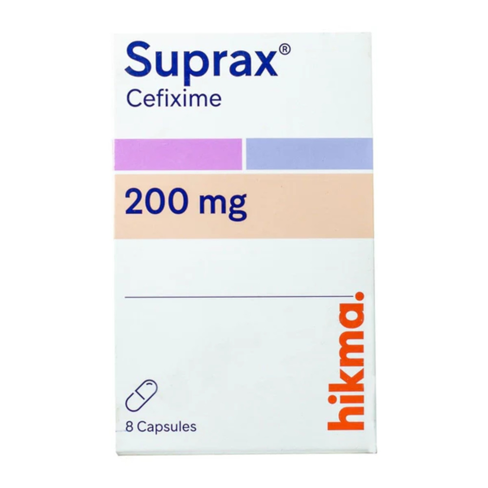 SUPRAX 200MG 8CAP.