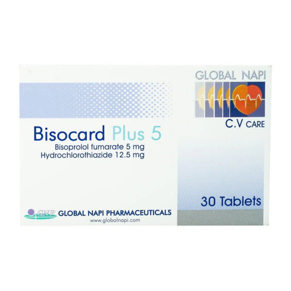 BISOCARD PLUS 5 MG 30 TAB