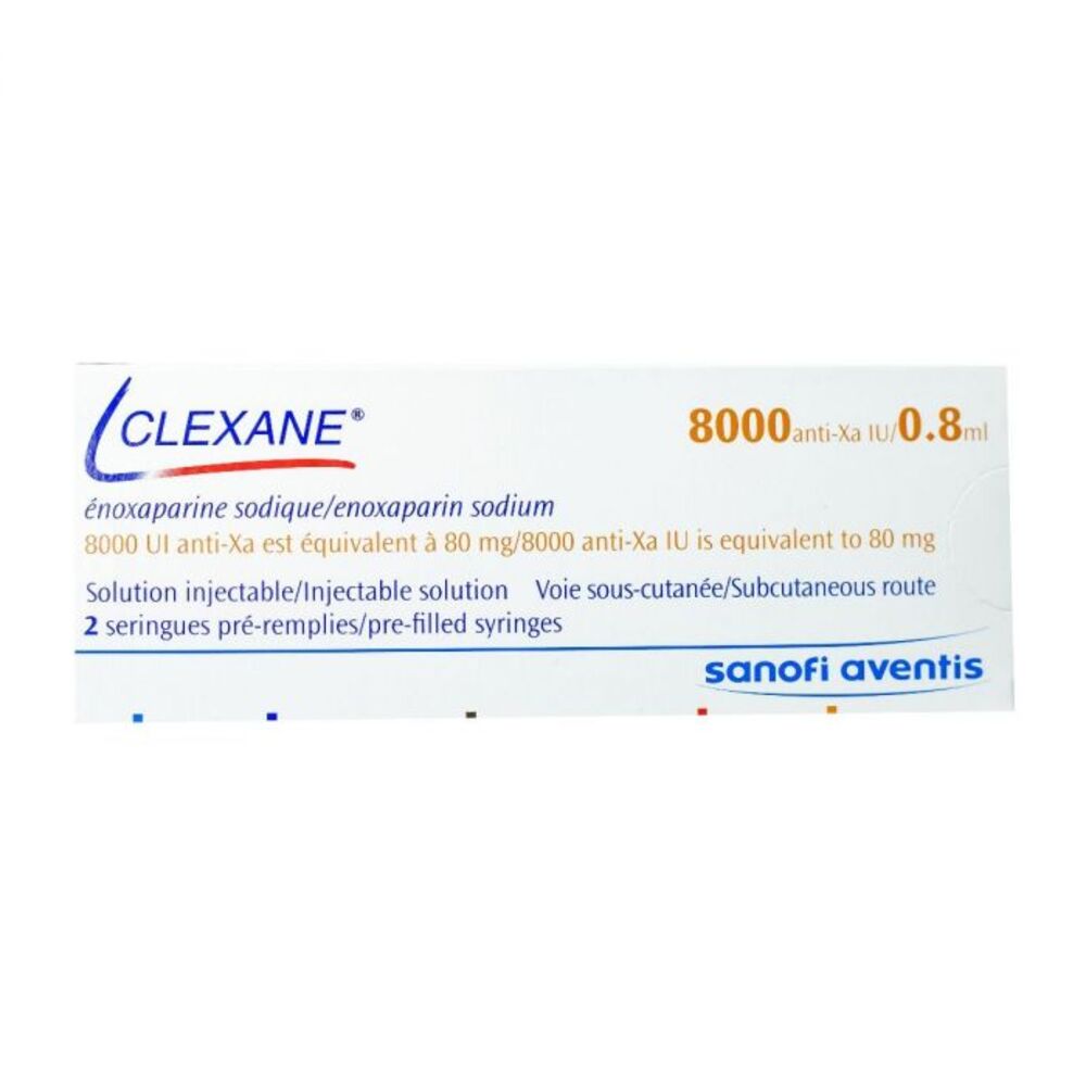 CLEXANE 80 MG 2 AMP