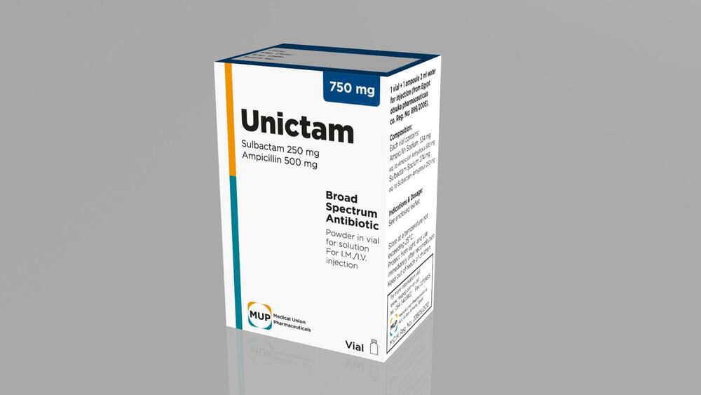 UNICTAM 750MG VIALS