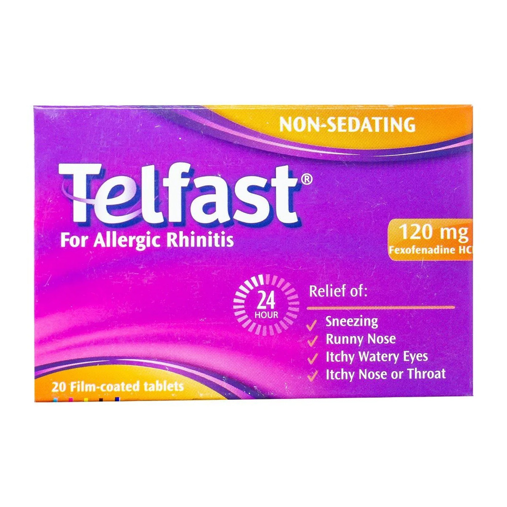 TELFAST 120MG 20 TABS