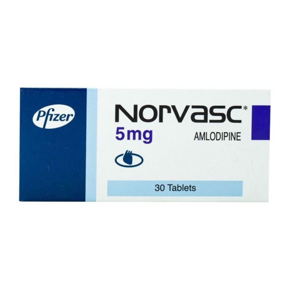 NORVASC 5 MG 30 TABS