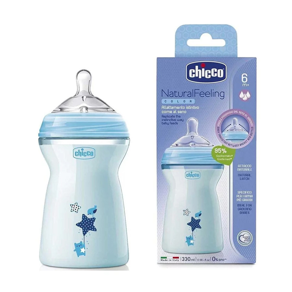 CHICCO NATURAL FEEDING 330 ML ببرونه