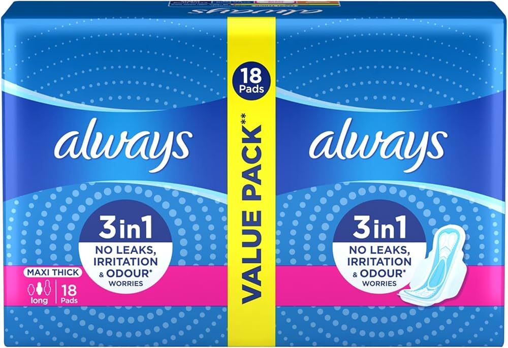 Always Maxi Perfect Plus Double Long - 18 Pads